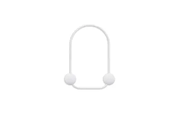 Metalkrog til Væg Frø Hvid