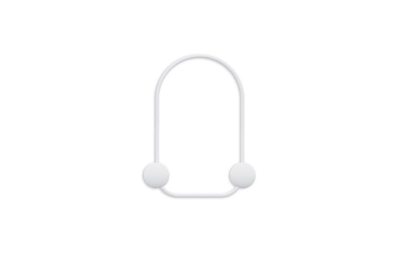 Metalkrog til Væg Frø Hvid - Hvid - Opbevaring - Tøjopbevaring - Knagerækker