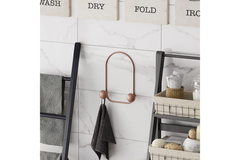 Metalkrog til Væg Frø Kobber - Kobber - Opbevaring - Tøjopbevaring - Knagerækker