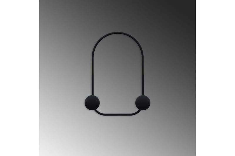 Metalkrog til Væg Frø Sort - Sort - Opbevaring - Tøjopbevaring - Knagerækker