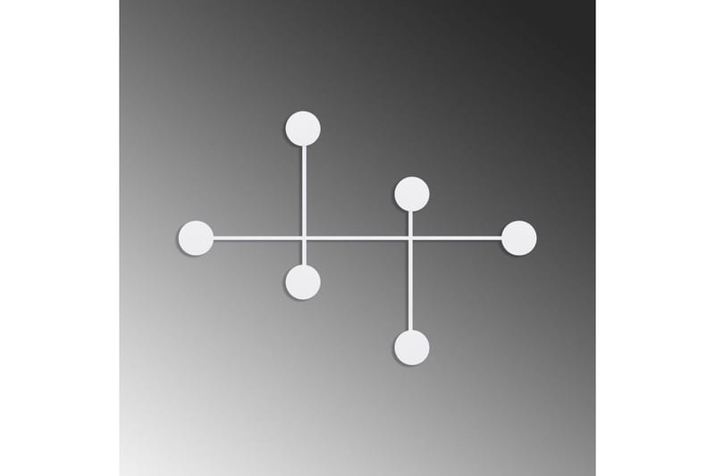 Metalkrog til Væg Inermis Hvid - Hvid - Opbevaring - Tøjopbevaring - Knagerækker