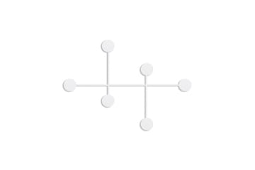 Metalkrog til Væg Inermis Hvid