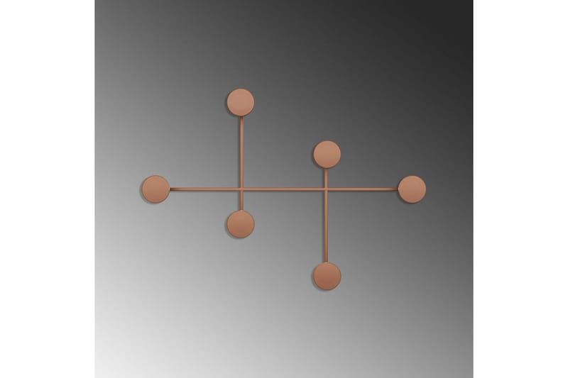 Metalkrog til Væg Inermis Kobber - Kobber - Opbevaring - Tøjopbevaring - Knagerækker