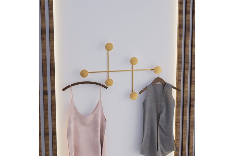 Metalkrog til Væg Inermis Rany - Rany - Opbevaring - Tøjopbevaring - Knagerækker