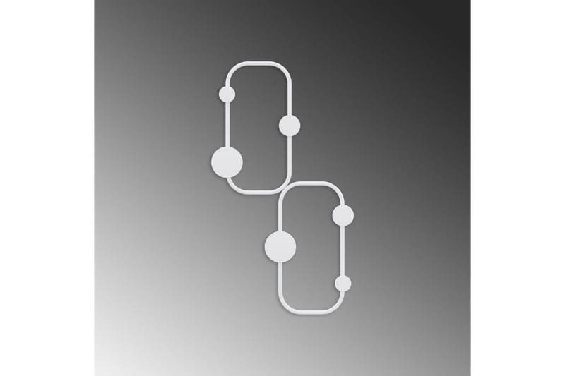 Metalkrog til Væg Mariehøne Hvid - Hvid - Opbevaring - Tøjopbevaring - Knagerækker