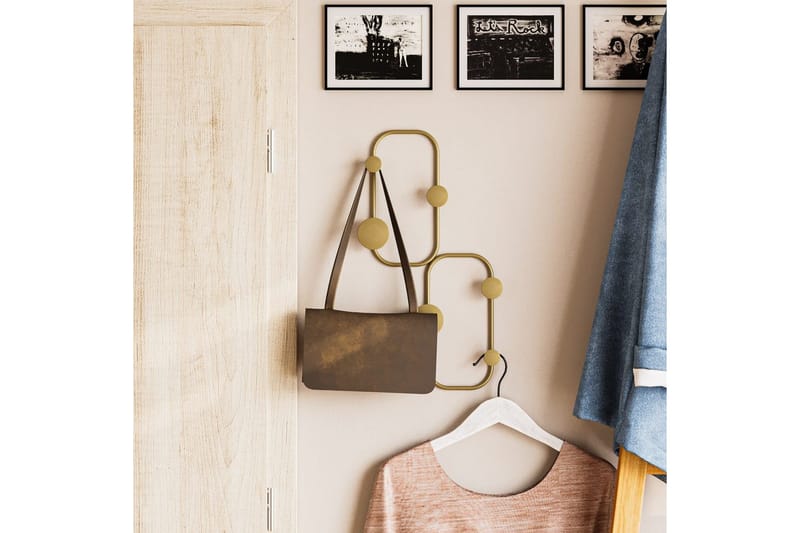 Metalkrog til Væg Mariehøne Rany - Rany - Opbevaring - Tøjopbevaring - Knagerækker