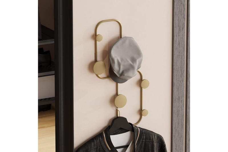 Metalkrog til Væg Mariehøne Rany - Rany - Opbevaring - Tøjopbevaring - Knagerækker