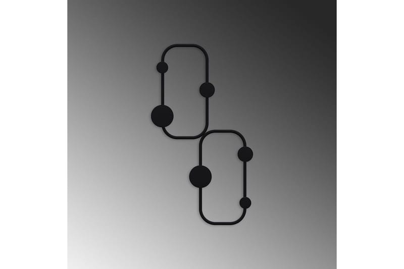 Metalkrog til Væg Mariehøne Sort - Sort - Opbevaring - Tøjopbevaring - Knagerækker