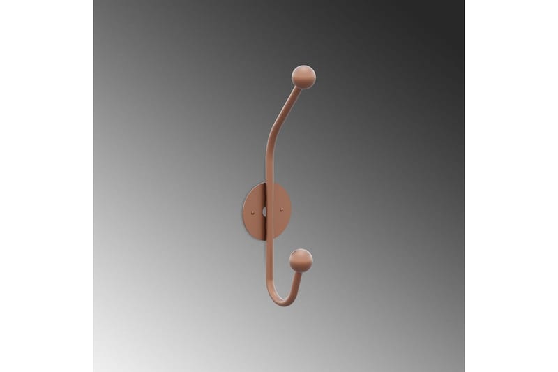 Metalkrog til Væg Næsehorn Kobber - Kobber - Opbevaring - Tøjopbevaring - Knagerækker