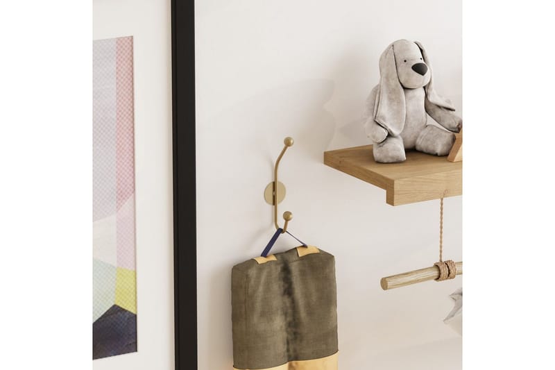 Metalkrog til Væg Næsehorn Rany - Rany - Opbevaring - Tøjopbevaring - Knagerækker