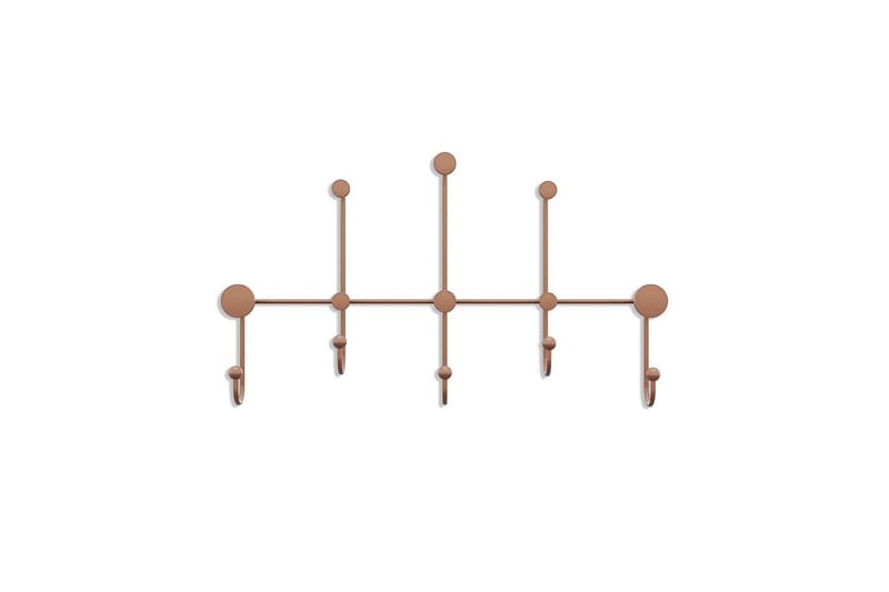 Metalkrog til Væg Ranjita Kobber - Kobber - Opbevaring - Tøjopbevaring - Knagerækker