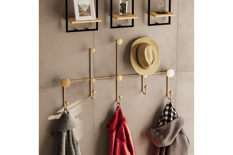 Metalkrog til Væg Ranjita Rany - Rany - Opbevaring - Tøjopbevaring - Knagerækker