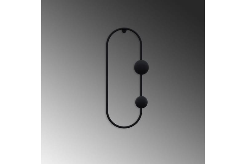 Metalkrog til Væg Sota Sort - Sort - Opbevaring - Tøjopbevaring - Knagerækker