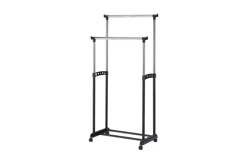 Novarina Tøjstativ 83x43 cm, Sort/Sølv