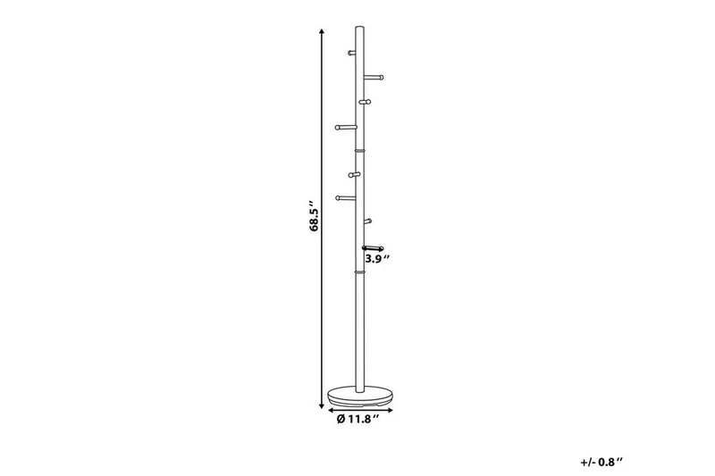 Pafundi tøjbøjle - Guld - Opbevaring - Tøjopbevaring - Knagerækker - Tøjstativ