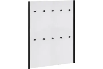 Plattpark Klædestang 75x100 cm - Hvid/Sort - Opbevaring - Tøjopbevaring - Knagerækker