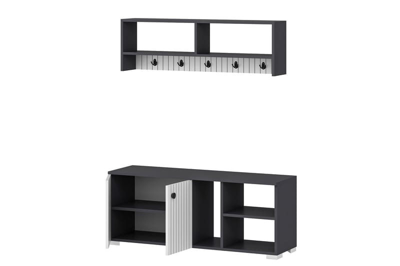 Rinorea Tøjstativ 120x51,6 cm - Antracit - Opbevaring - Tøjopbevaring - Knagerækker