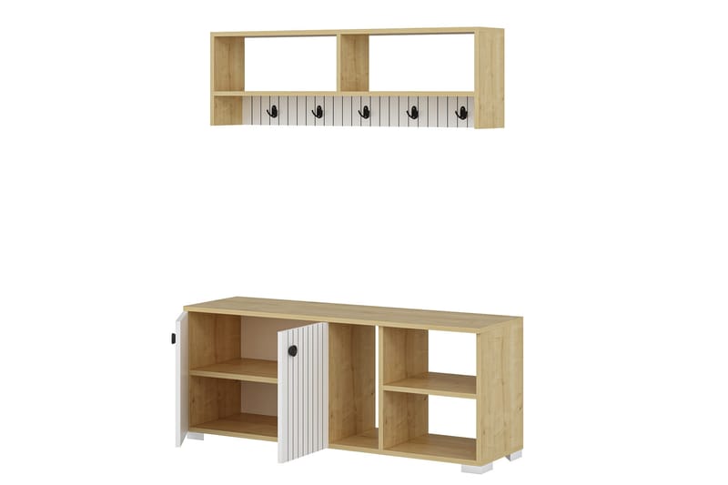 Rinorea Tøjstativ 120x51,6 cm - Hvid - Opbevaring - Tøjopbevaring - Knagerækker