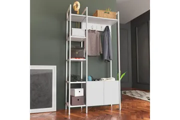 Rinorea Tøjstativ 90x175 cm - Hvid - Opbevaring - Tøjopbevaring - Knagerækker
