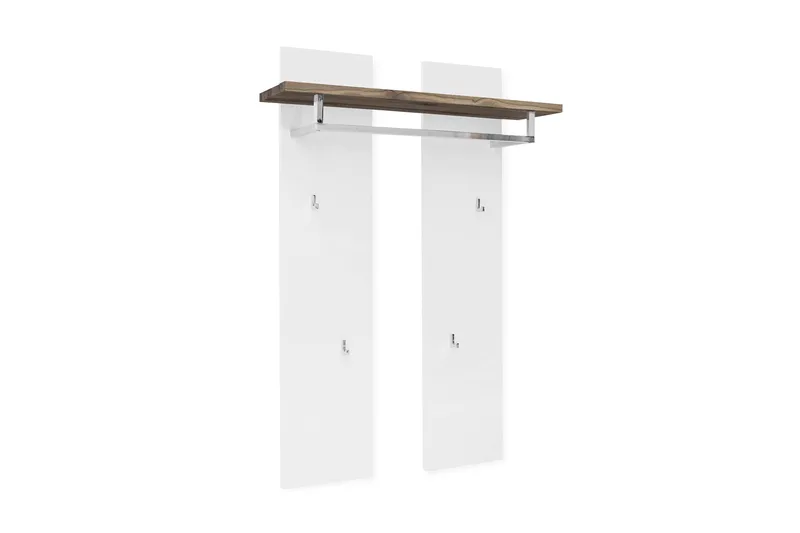 Romina Tøjstativ, Hvid/Træ/Natur