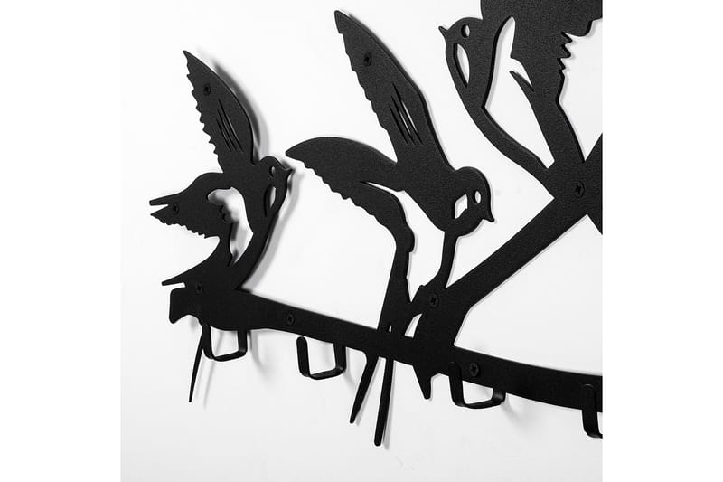 Salcuta Tøjkroge 52x32 cm - Sort - Opbevaring - Tøjopbevaring - Knagerækker