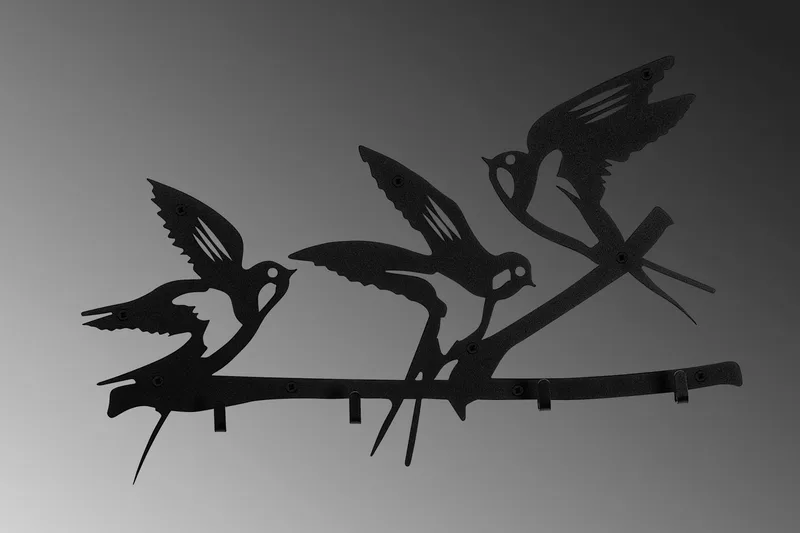 Salcuta Tøjkroge 52x32 cm - Sort - Opbevaring - Tøjopbevaring - Knagerækker