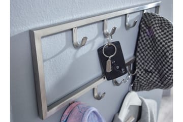 Seddik Knagerække 50 cm - Sølv - Opbevaring - Tøjopbevaring - Knagerækker