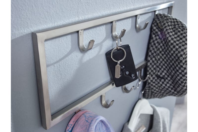 Seddik Knagerække 50 cm - Sølv - Opbevaring - Tøjopbevaring - Knagerækker
