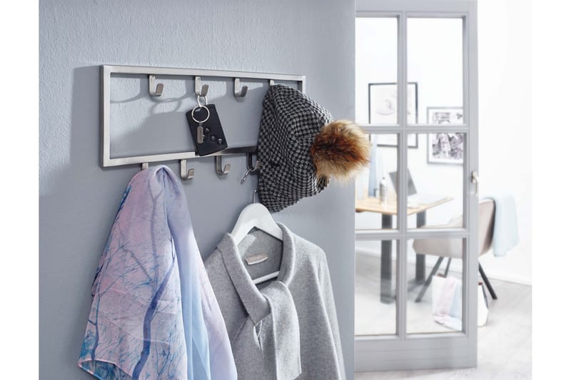 Seddik Knagerække 50 cm - Sølv - Opbevaring - Tøjopbevaring - Knagerækker