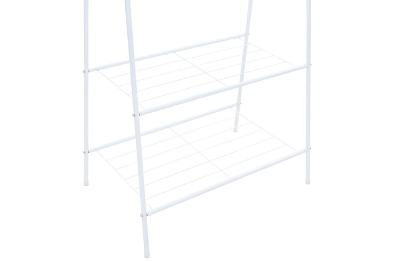 Tøjstativ 59 X 35 X 150 Cm Hvid - Hvid - Opbevaring - Tøjopbevaring - Knagerækker - Knage