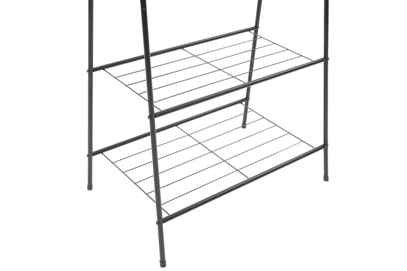 Tøjstativ 59 X 35 X 150 Cm Sort - Sort - Opbevaring - Tøjopbevaring - Knagerækker - Knage