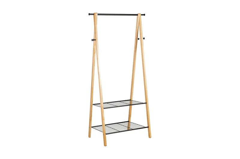 Tøjstativ FOREST 2 hylder og 4 kroge 79x45x155, undefined