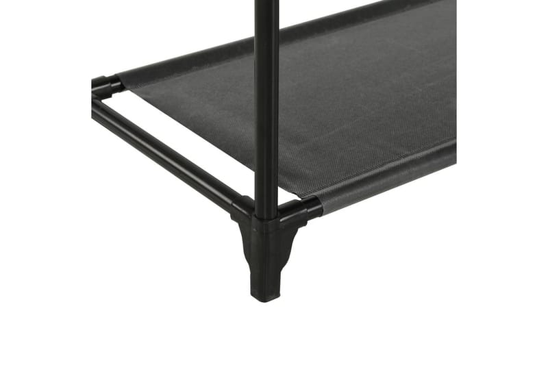Tøjstativ Stål Og Uvævet Stof 55 X 28,5 X 175 Cm Sort - Sort - Opbevaring - Tøjopbevaring - Knagerækker - Knage