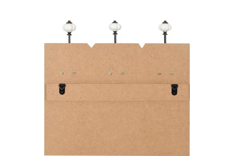 Vægmonteret Knagerække Med 6 Knager Live Life 120 X 40 Cm - Flerfarvet - Opbevaring - Tøjopbevaring - Knagerækker - Knage