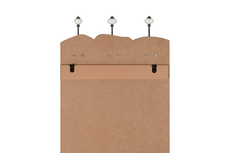Vægmonteret Knagerække Med 6 Knager Love Life 120 X 40 Cm - Flerfarvet - Opbevaring - Tøjopbevaring - Knagerækker - Knage