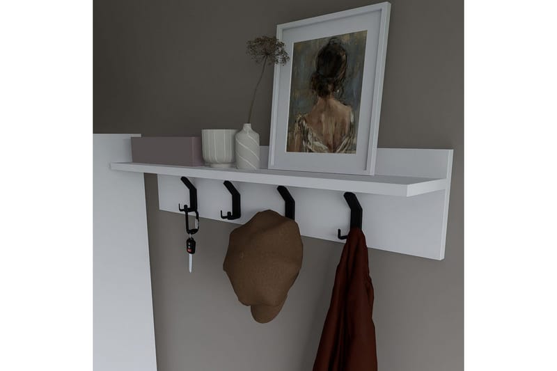 Nagouri Tøjstativ 90 cm - Hvid - Opbevaring - Tøjopbevaring - Knagerækker