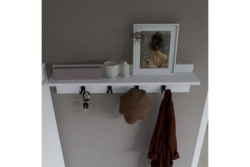 Nagouri Tøjstativ 90 cm - Hvid - Opbevaring - Tøjopbevaring - Knagerækker