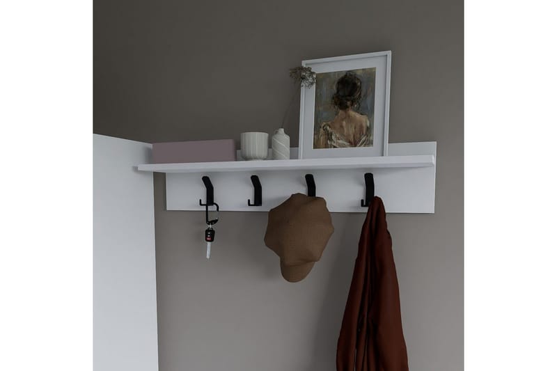 Nagouri Tøjstativ 90 cm - Hvid - Opbevaring - T øjopbevaring - Knagerækker