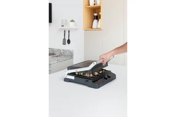 Bordgrill Black+Decker Børstet Stål Temp Control 2000W - Have - Grill - Øvrige griller - Bærbare griller & campinggriller