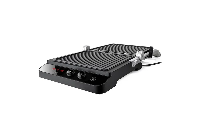 Bordgrill Black+Decker Børstet Stål Temp Control 2000W - Sport & fritid - Camping & vandring - Udekøkken & camnpingkøkken