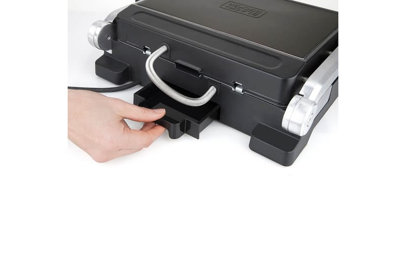 Bordgrill Black+Decker Børstet stål temperaturkontrol 2000W - Sport & fritid - Camping & vandring - Udekøkken & camnpingkøkken