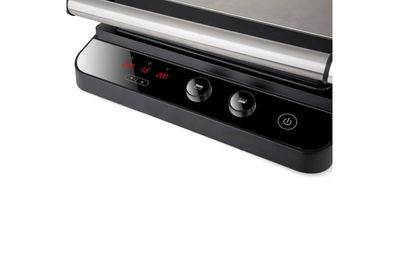 Bordgrill Black+Decker Børstet stål temperaturkontrol 2000W - Sport & fritid - Camping & vandring - Udekøkken & camnpingkøkken