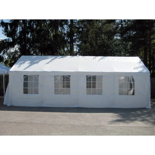 Festtelt HOME4YOU 4x8M, Hvid - Hvid - Sport & fritid - Camping & vandring - Telt