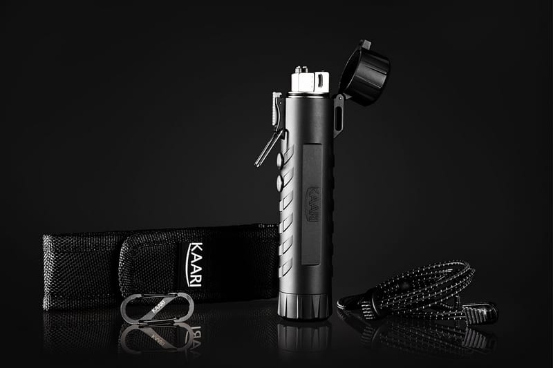 Kaari Loimu Plasma Lighter X2 med LED-lys Camo - Friluftsudstyr