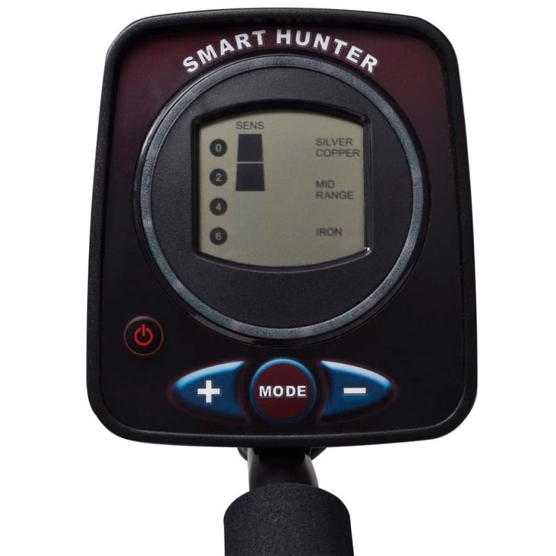 metaldetektor 21 cm søgedybde 300 cm LCD-display - Sport & fritid - Camping & vandring - Friluftsudstyr