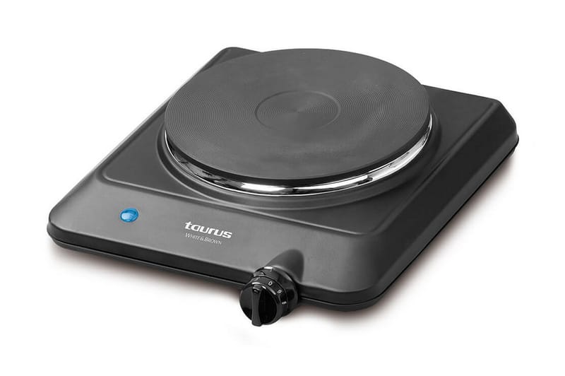 Elektrisk Kogeplade Taurus 1 kogeplade 1500W, Sort