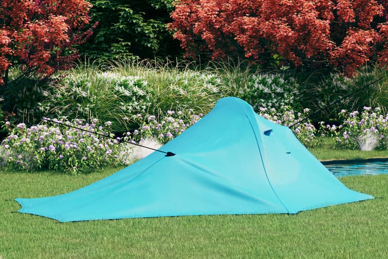 campingtelt 137x240x100 cm blå - Blå - Sport & fritid - Camping & vandring - Telt
