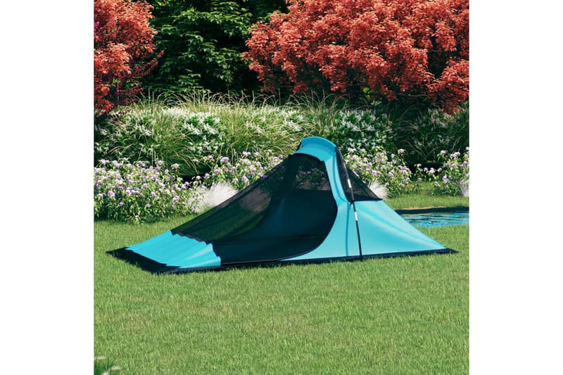 campingtelt 137x240x100 cm blå - Blå - Sport & fritid - Camping & vandring - Telt