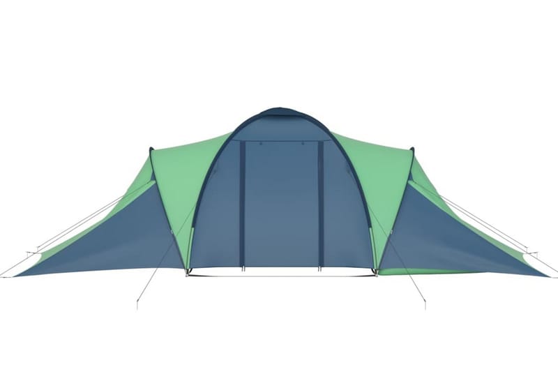 campingtelt 6 personer blå og grøn - Blå - Familietelt - Telt