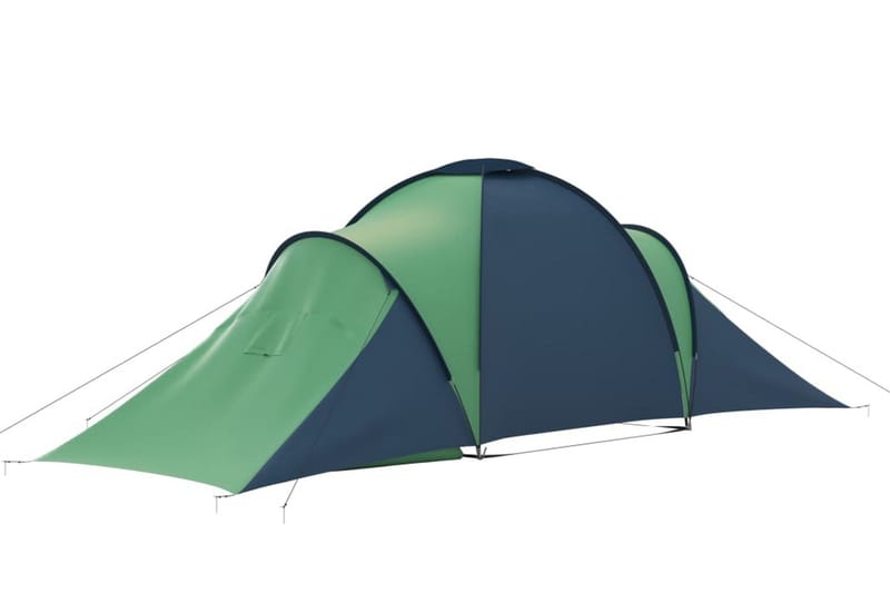 campingtelt 6 personer blå og grøn - Blå - Sport & fritid - Camping & vandring - Telt